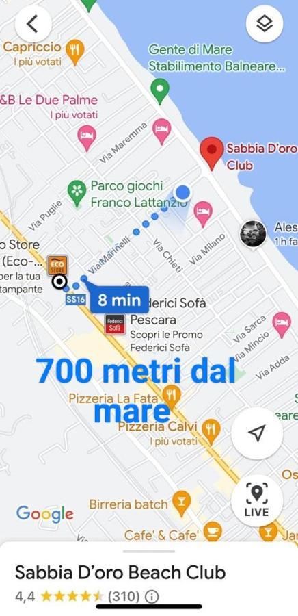 Villa Rosa Appartamento Montesilvano Marina Eksteriør bilde